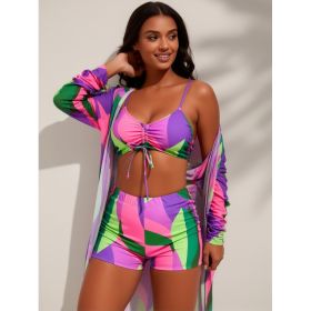 Women's 2-piece Casual Swimsuit Set M182 (Option: S)